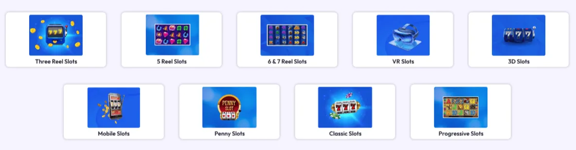 slot game categories